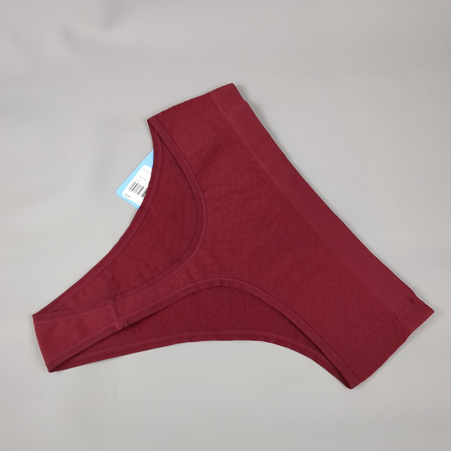 YUMMIE Amber Mid Waist Thong Women's Underwear Sz M/L Cab-Red YT5-296 (New)