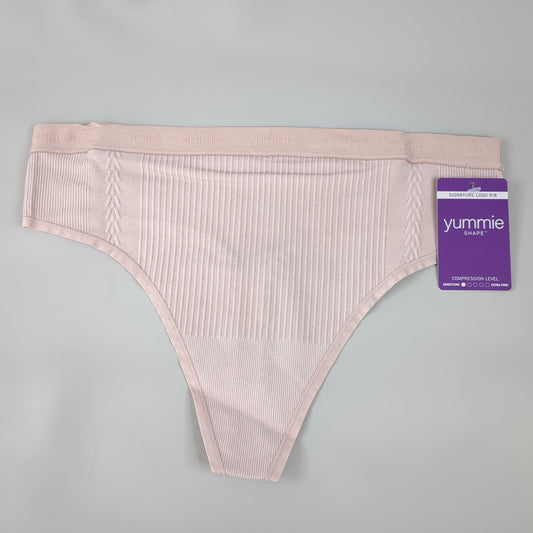 YUMMIE Eden Thong Women's Underwear Sz L/XL Bark YT5-291 (New)