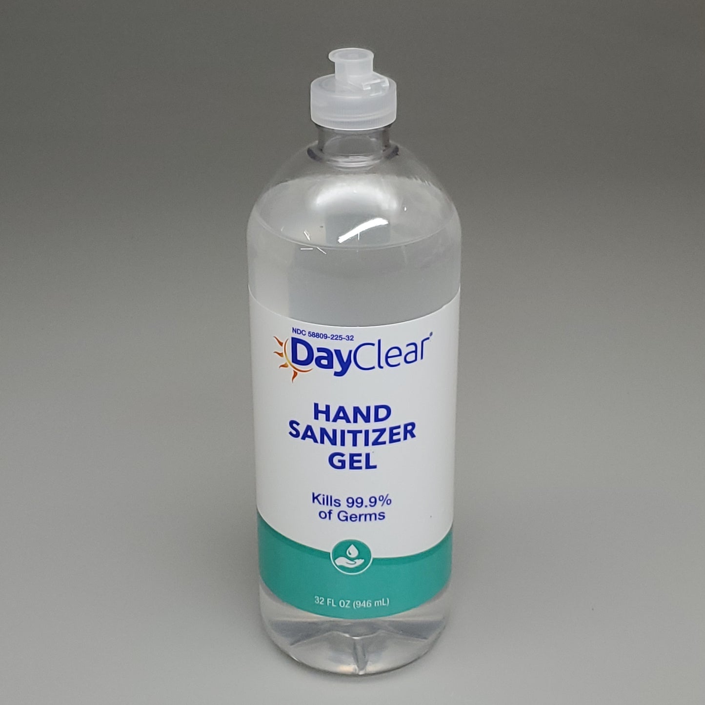 ZA@ DAYCLEAR (12 PACK) Hand Sanitizer Gel 32 fl oz NDC 58809-225-32 (New Some Dented Bottles)
