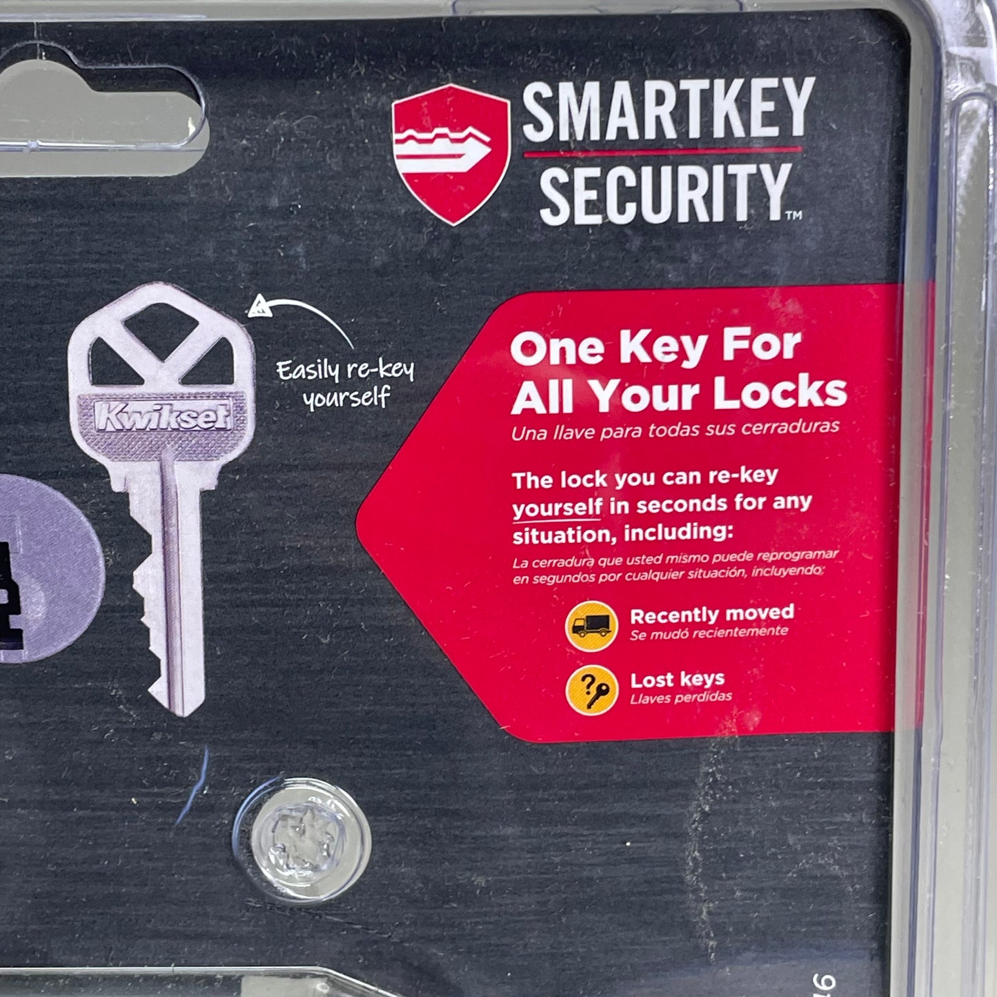 KWIKSET Keyed Entry & Single Cylinder Deadbolt Satin Chrome Finish 96900-418