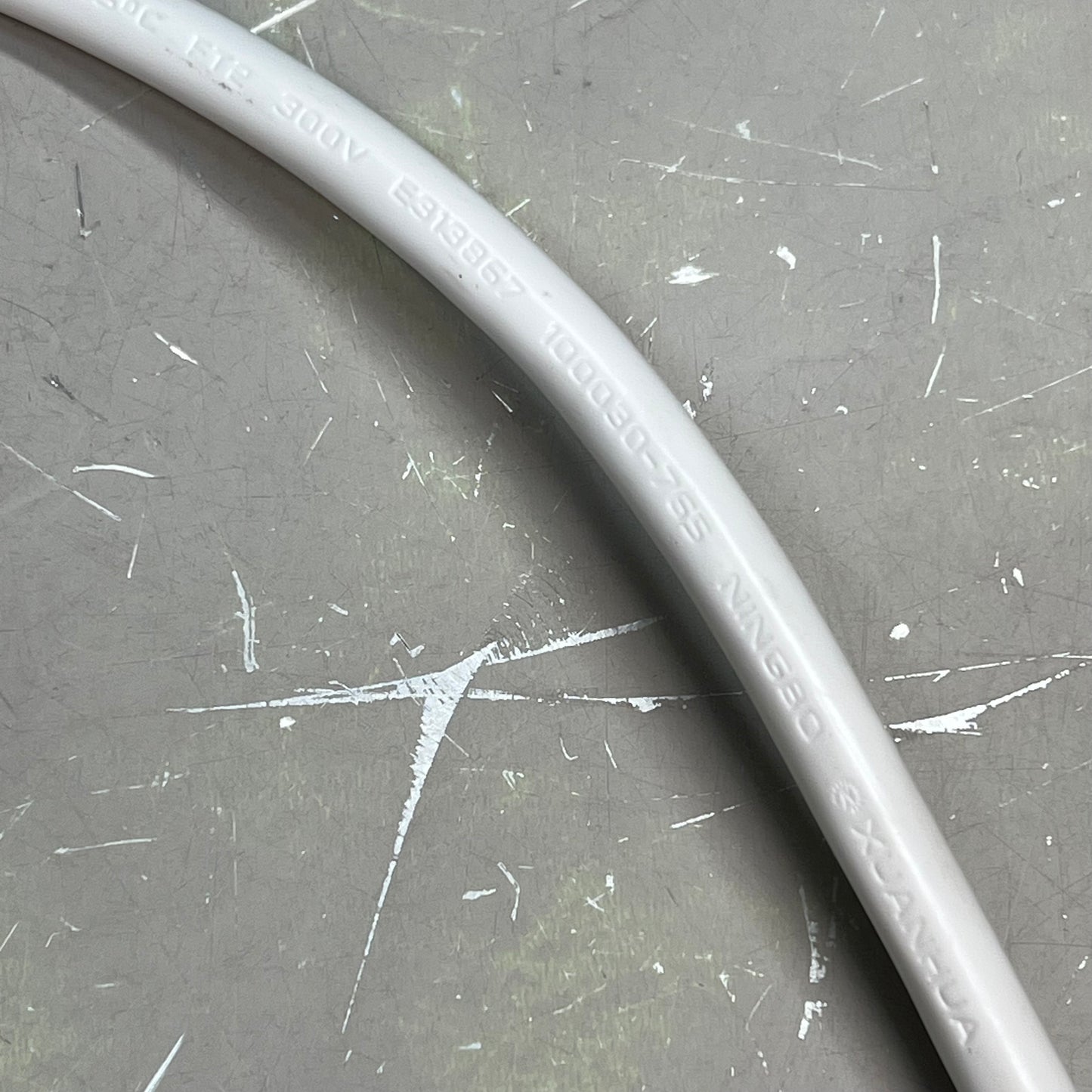 ZA@ NINGBO XUANHAU (2 PACK) Power Cords SJTW 3/C 16 AWG 105 Degree FT3 300V 10ft White 10200000025