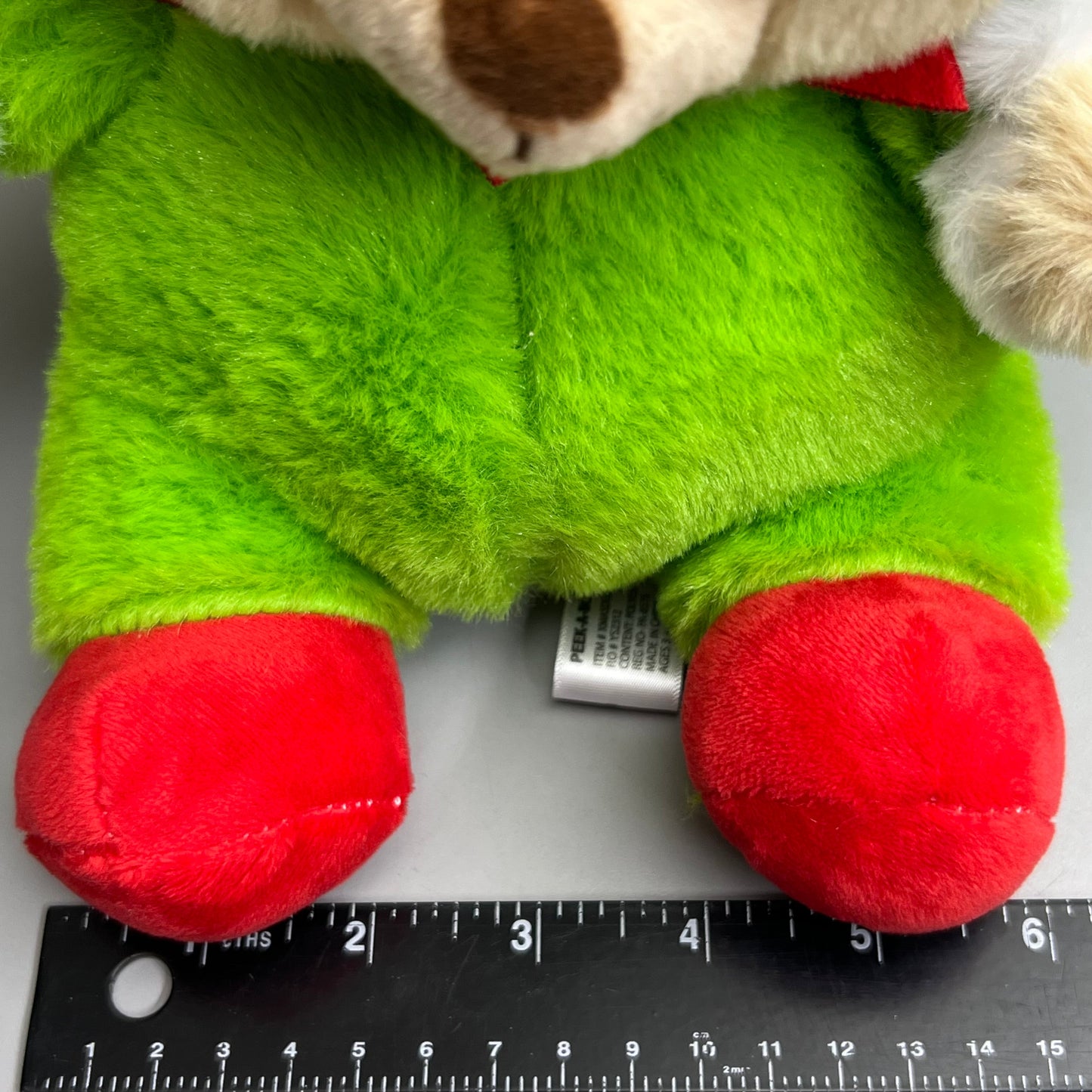 ZA@ PEEK A BOO TOYS Huggable Teddy Bear Elf Green XMASDIS30 A