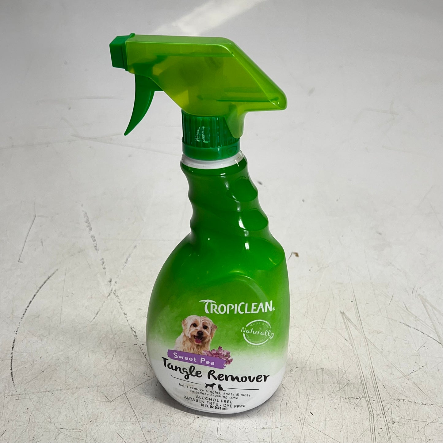 TROPICLEAN (2 PACK) Sweet Pea Scent Tangle Remover for Gentle Brushing 16 fl oz