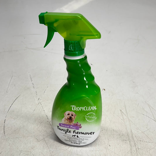 TROPICLEAN (2 PACK) Sweet Pea Scent Tangle Remover for Gentle Brushing 16 fl oz