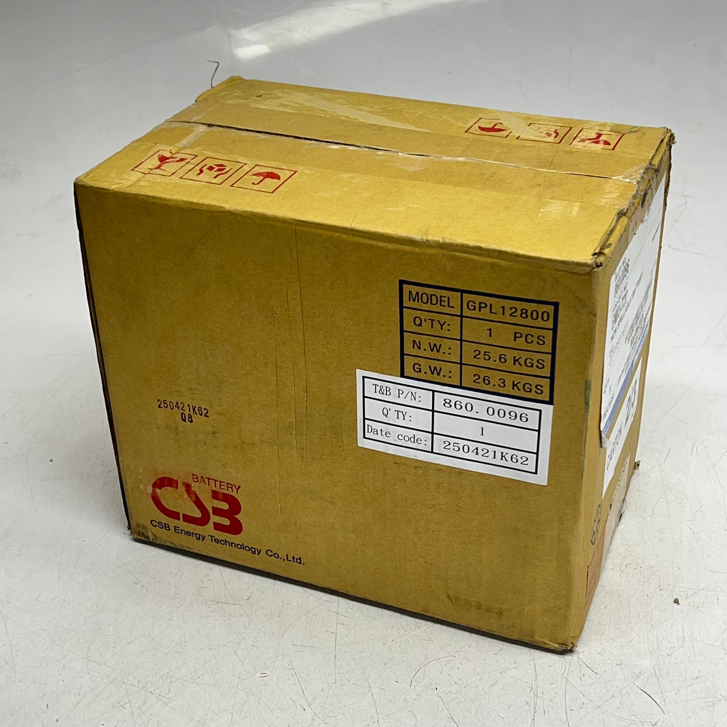 CSB Sealed Lead Acid Battery for Thomas & Betts Emiu-720 12V 80Ah GPL 12800