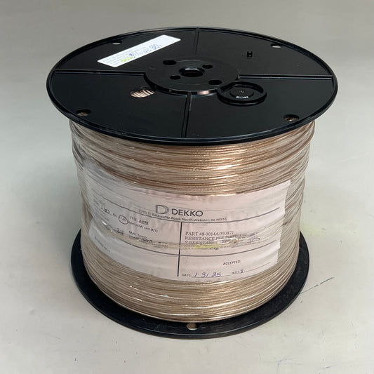 DEKKO Resistance Wire Copper Nickel 34 Conductor Sz 34  98 Cu 2 Ni 48-1014A/593871