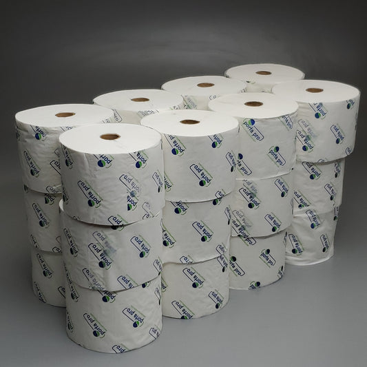 PORTA PRO 24PK! Toilet Paper Rolls 1 Ply Small 1" Small Core 2000 Sheet TP2000 (New)