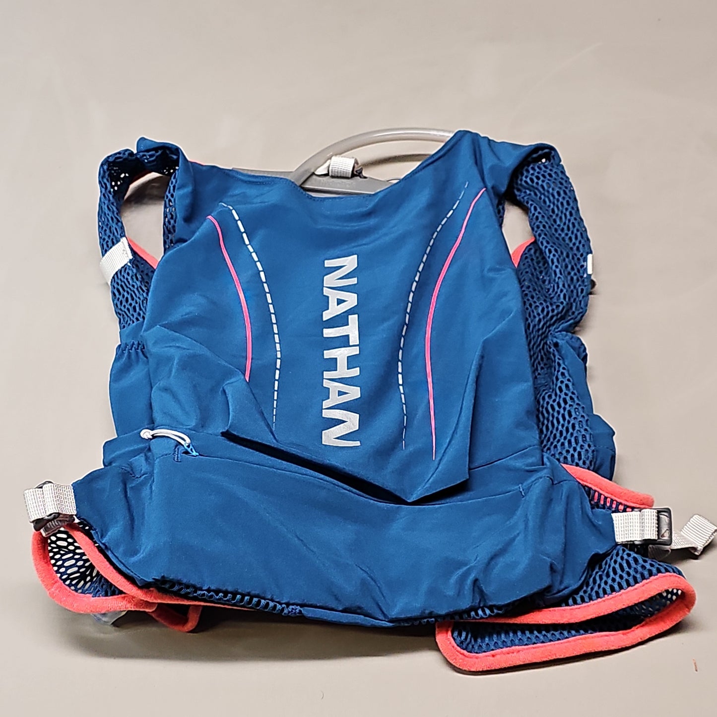 NATHAN VaporAiress Lite 4L Women's Hydration Vest Sz L-XXL Marine Blue/Hibiscus (New)