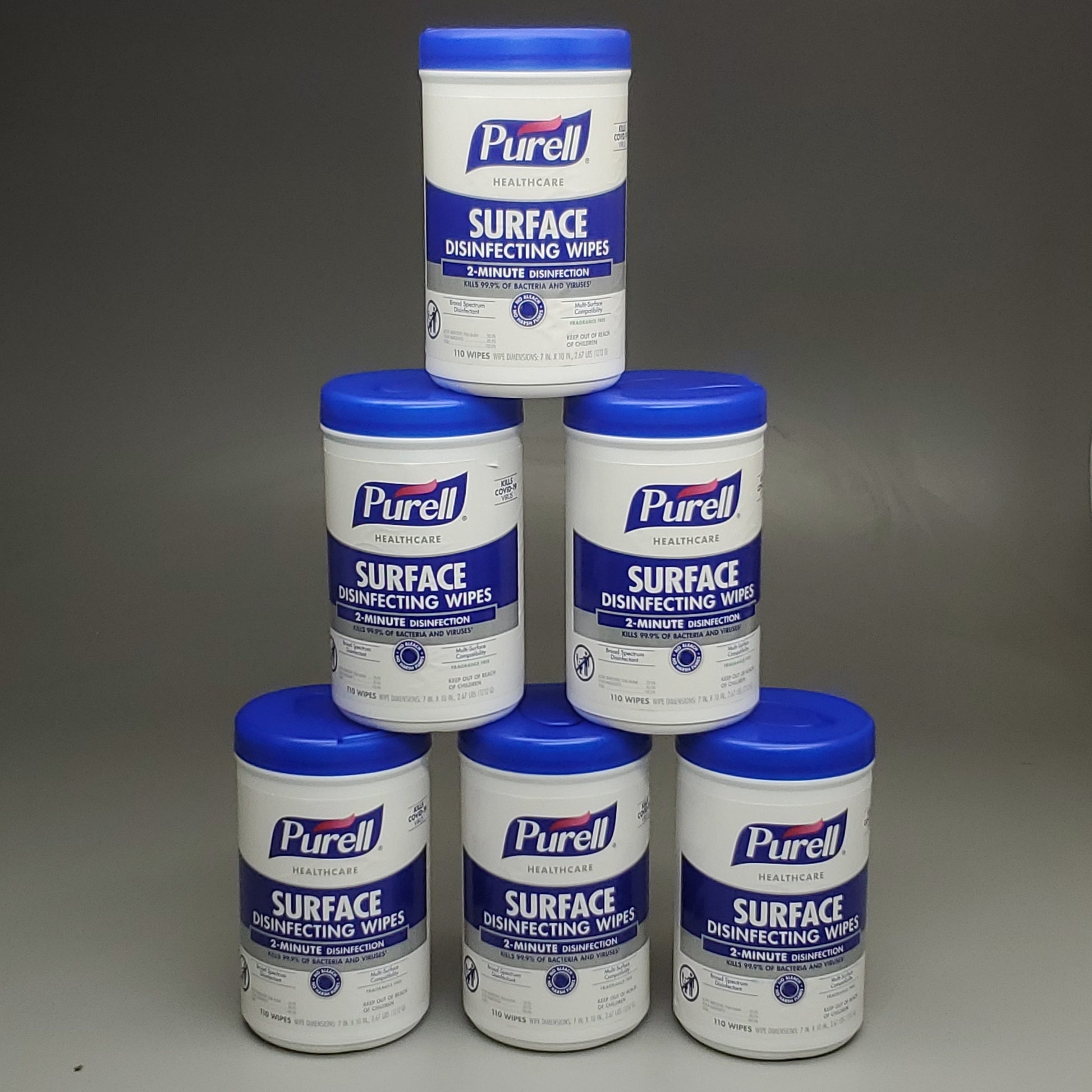 Purell Professional Surface Disinfecting Wipes 7 x 8 110 Wipes Per