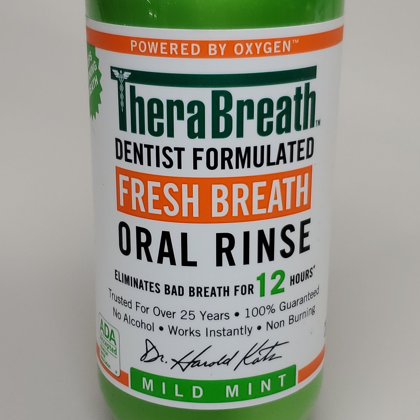 THERABREATH (3 PACK) Dentist Formulated Fresh Breath Oral Rinse 16 fl oz 08/25