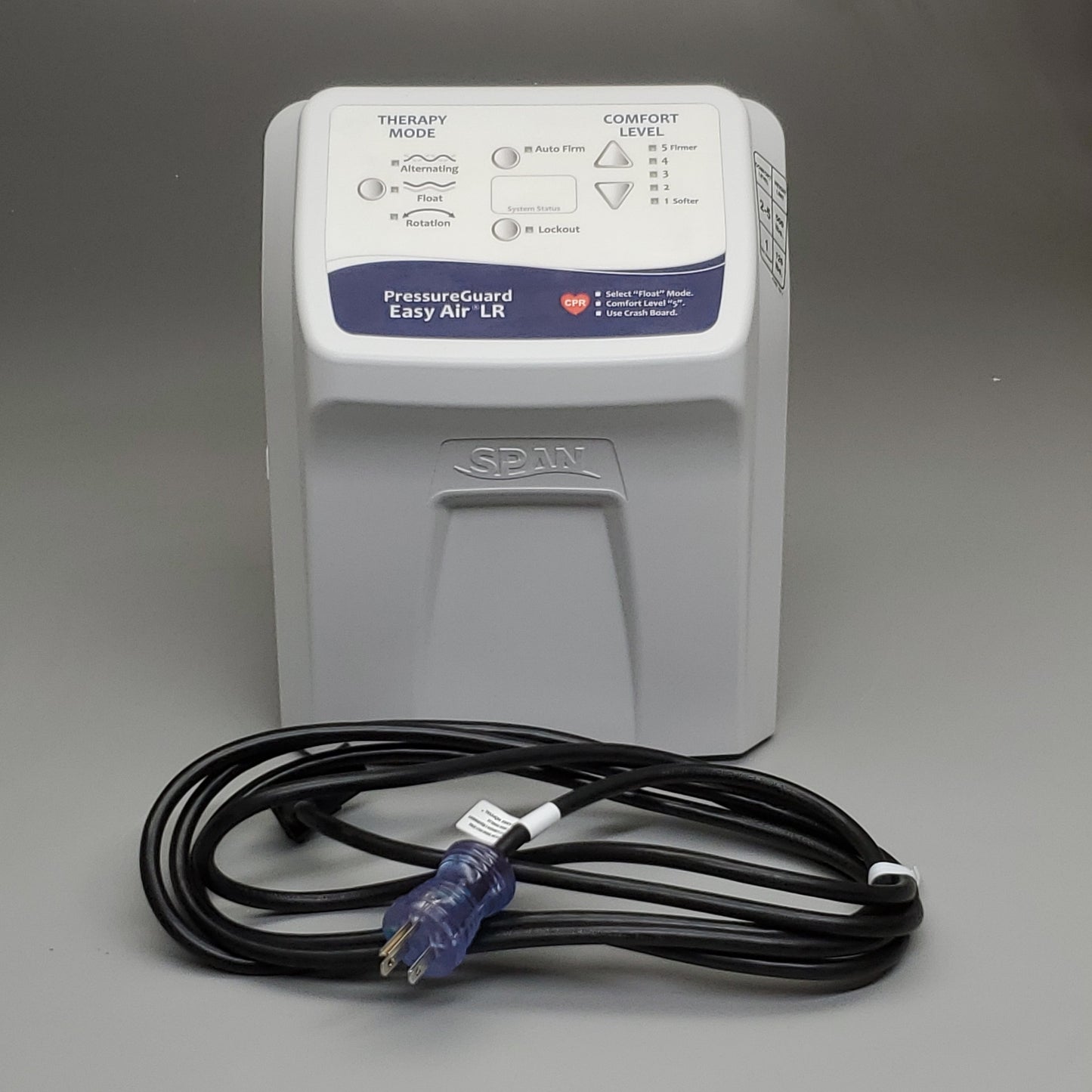 SPAN AMERICA Pressure Guard Easy Air Pump 11.5"H 8210 White