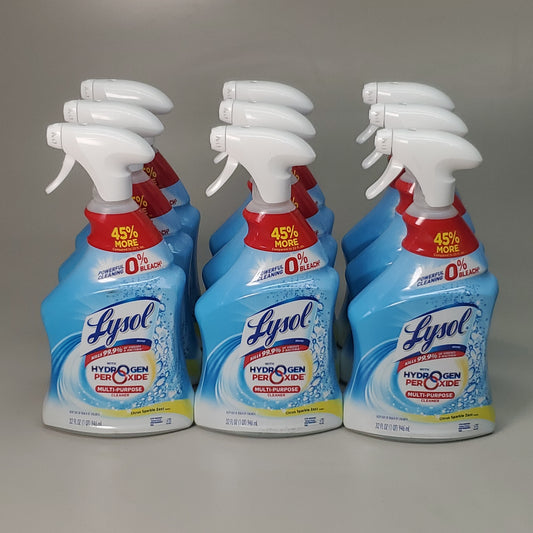 LYSOL 9-PACK! Multi-Purpose Cleaner Disinfectant w/ Citrus Sparkle Zest Scent (New)