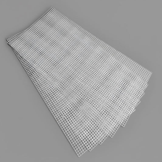 PLATICADE (5 PACK) Plastic Eggcrate Louver 1/2”x1/2"x3/8” White TC-24-2448-5PK