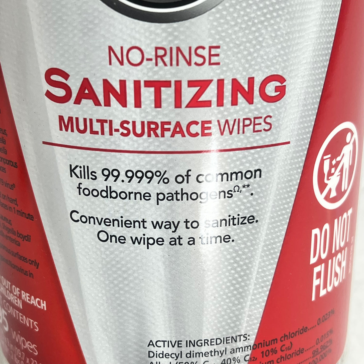 SANI PROFESSIONAL (5 PACK, 95 EACH) No-rinse Sanitizing Wipes 7.75 x 9" 8DP56700