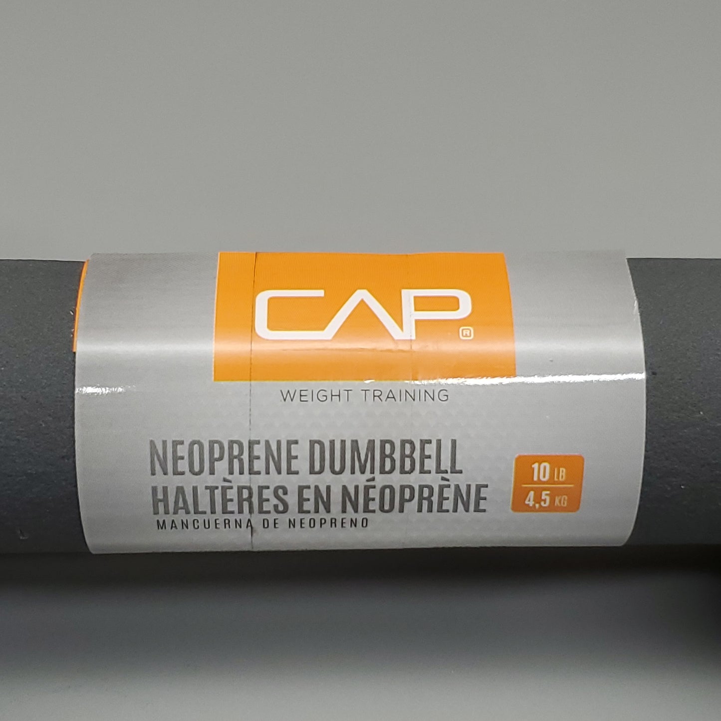 CAP 2PK! Neoprene Coated Dumbbells 10 lbs Each Grey SDN5-010 (New)