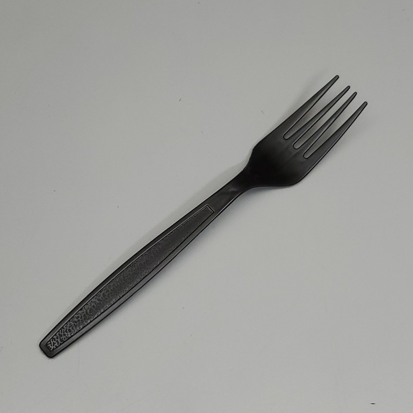 ZA@ D&W FINE PACK 1000PK! ADV. HWPP Disposable Forks Wrapped Black IAFBLK-PP (New) G