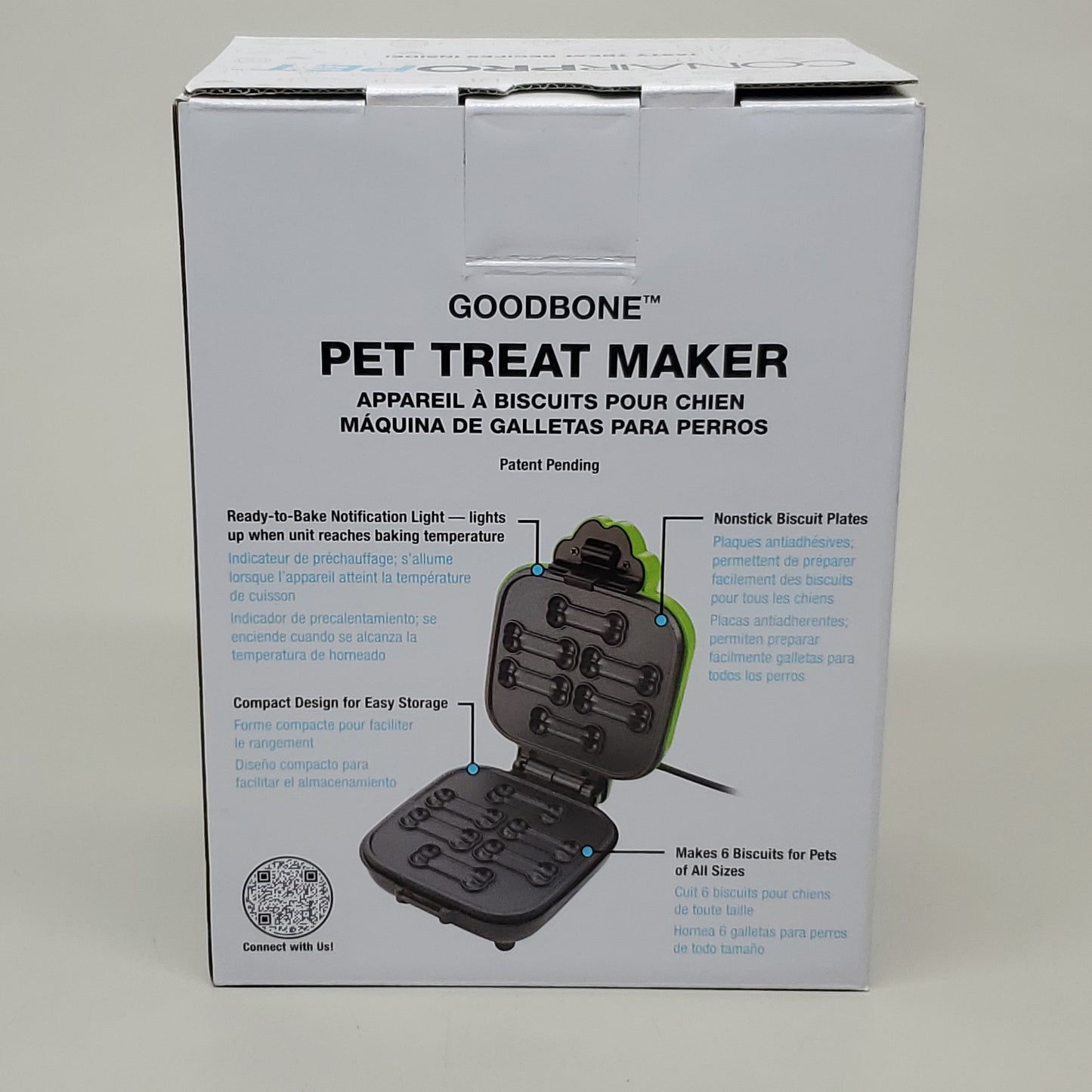 CONAIRPRO PET Goodbone Pet Treat Maker w/Cuisine Recipe Book Green V22568