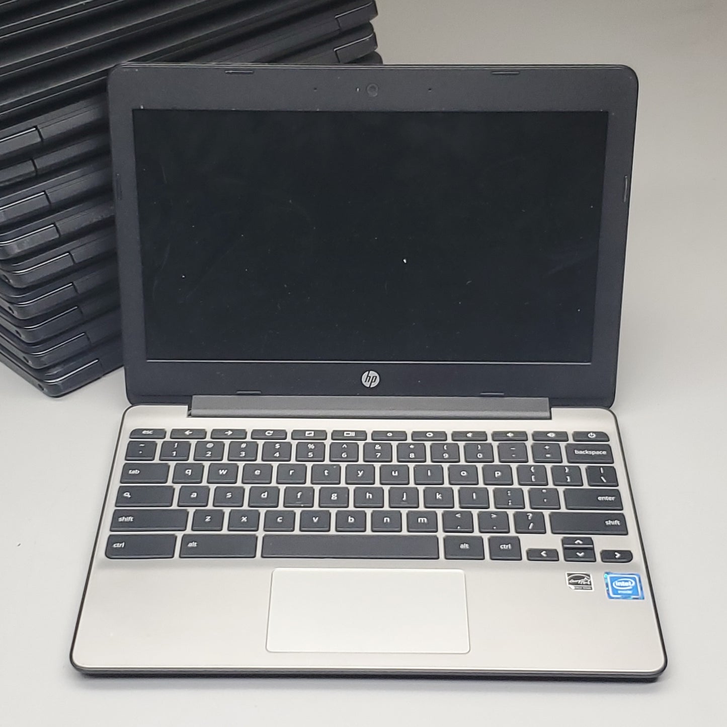 ZA@ Lot of 18 HP Chromebook 11 G5 Laptop 11.6" Grey (AS-IS, Not Tested, Chargers Sold Separately)