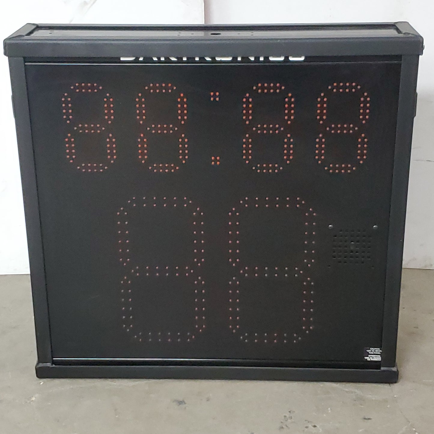 DAKTRONICS (Set of 2) Basketball Shot Clock w/ Red LED Lights 28x30x6.5" OA-1237-1499 (Pre-Owned)
