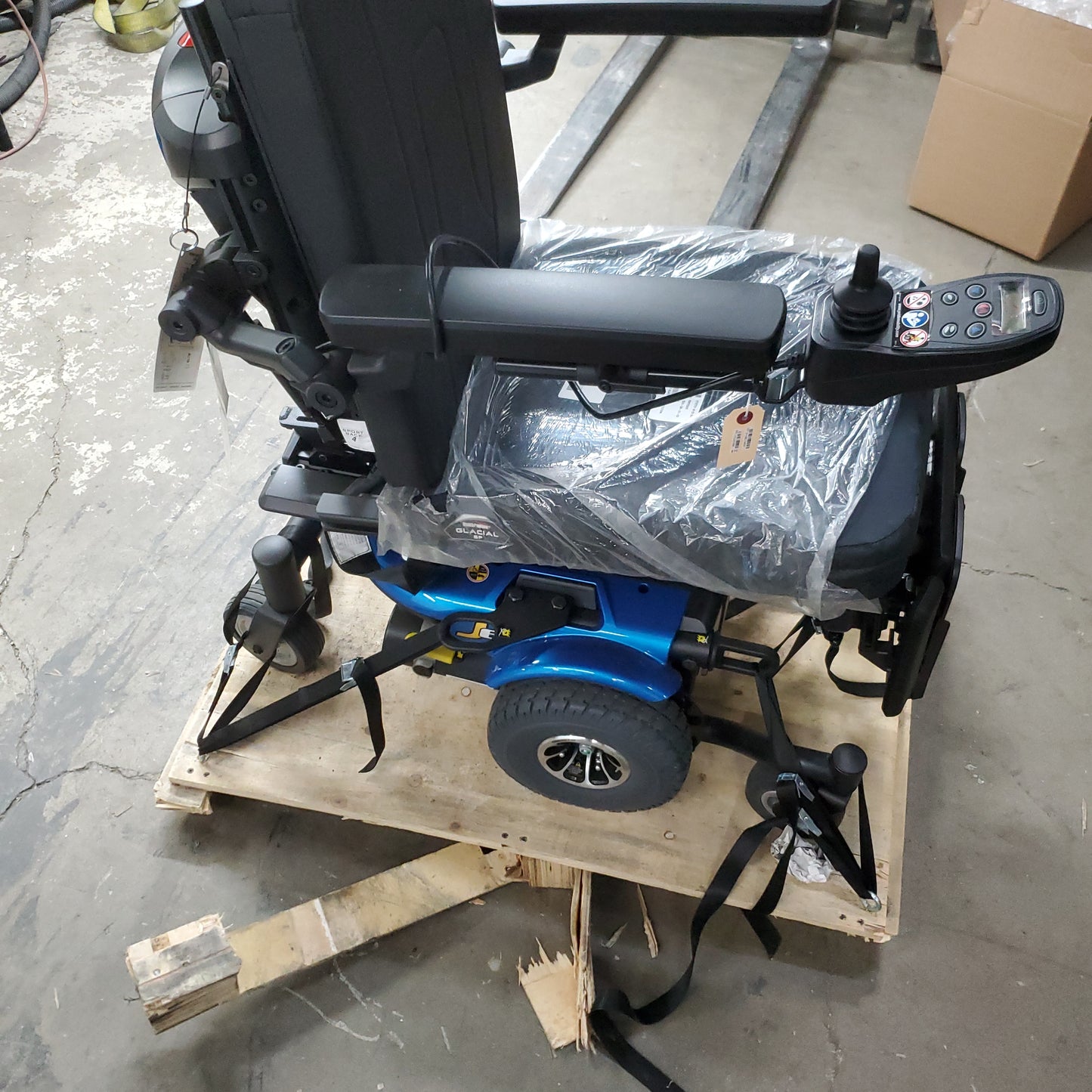 PERMOBIL Quantum J6 Mobile Wheelchair Blue w/ Battery