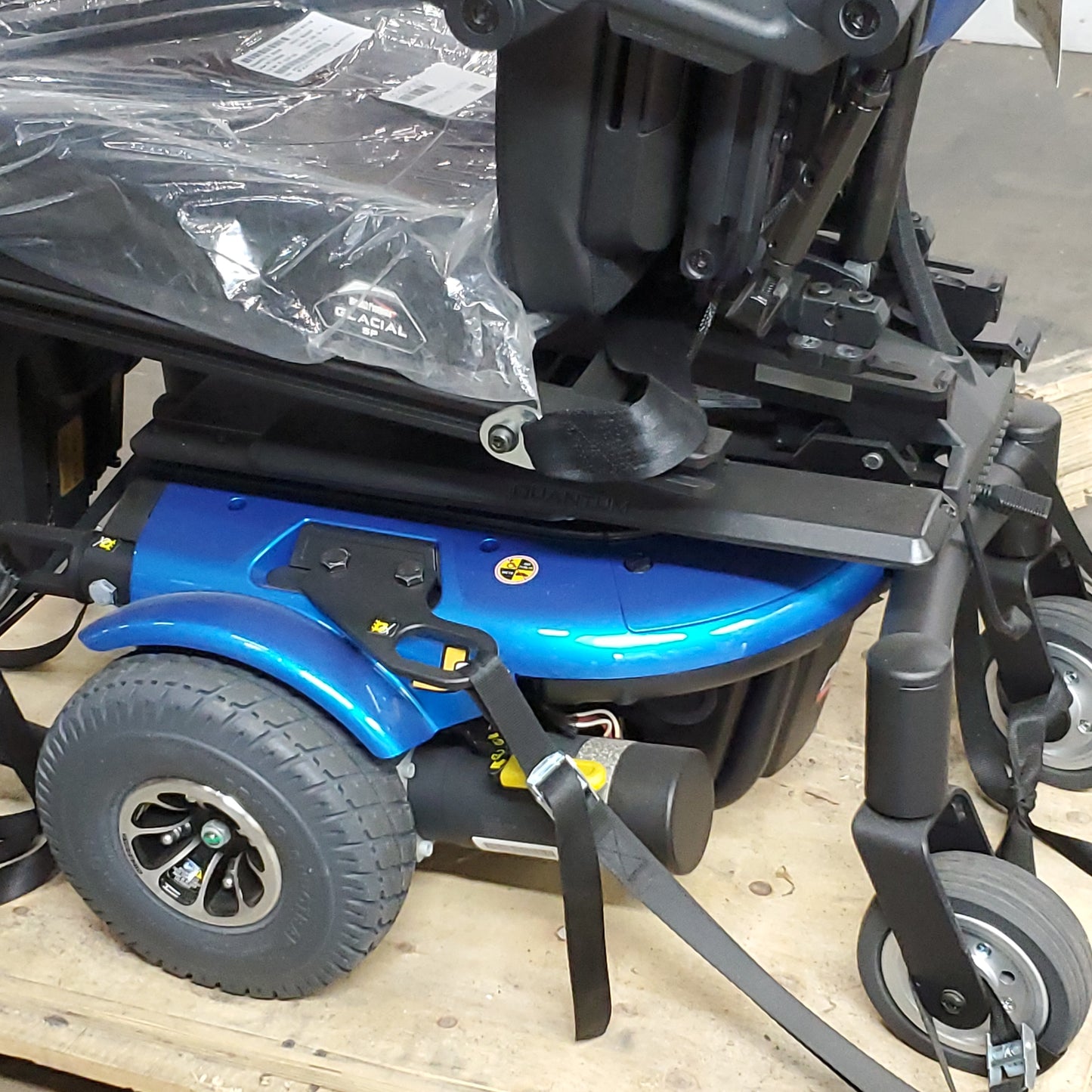 PERMOBIL Quantum J6 Mobile Wheelchair Blue w/ Battery