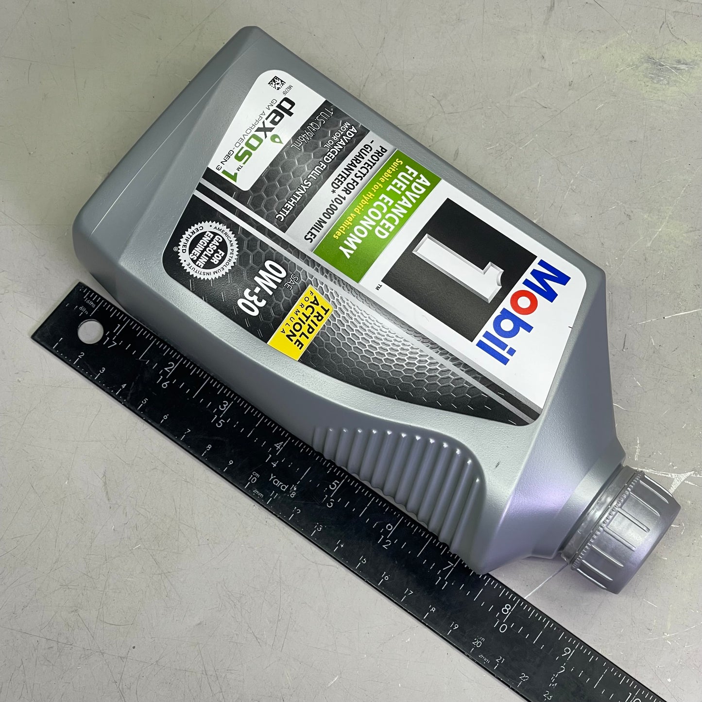 Z@ MOBIL 1 (6 PACK) Advanced Fuel Economy Full Synthetic Motor Oil 946 mL 0W-30 New, Box Condition Varies