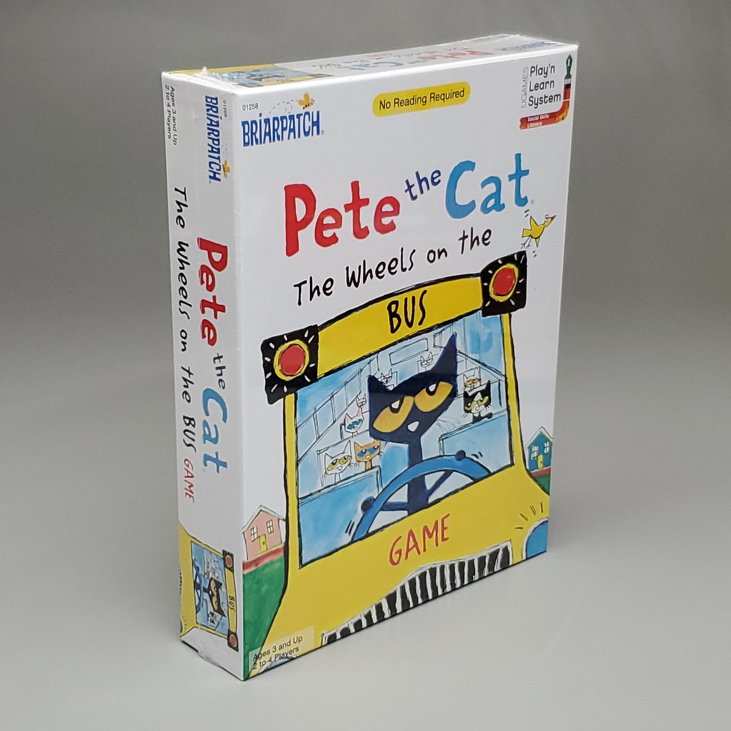 BRIARPATCH Pete the Cat The Wheels On The Bus Game Ages 3+ 2-4 Players