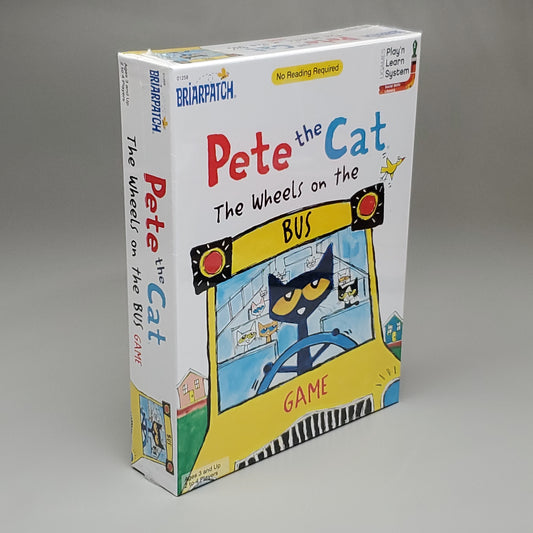 BRIARPATCH Pete the Cat The Wheels On The Bus Game Ages 3+ 2-4 Players