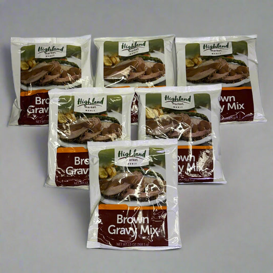 HIGHLAND MARKET (6 PACK) Brown Gravy Mix 13 oz 18687