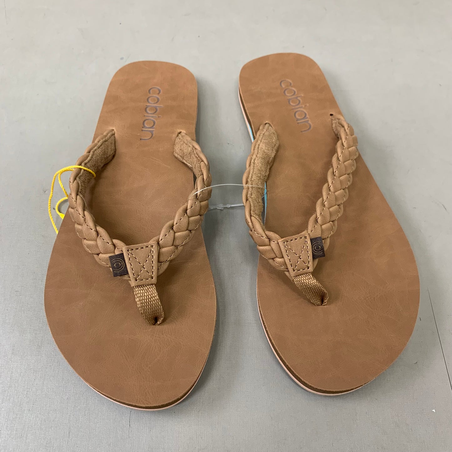 COBIAN Braided Pacifica Sandals Women's SZ 6, EU 41 TAN BBP23-230-6