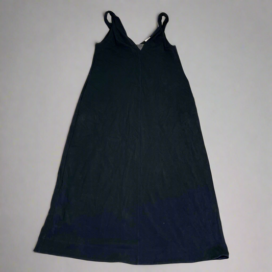 BRUNELLO CUCINELLI Ankle Dress W/ Shimmer Chest Accent 98% Cotton Women's Sz XL