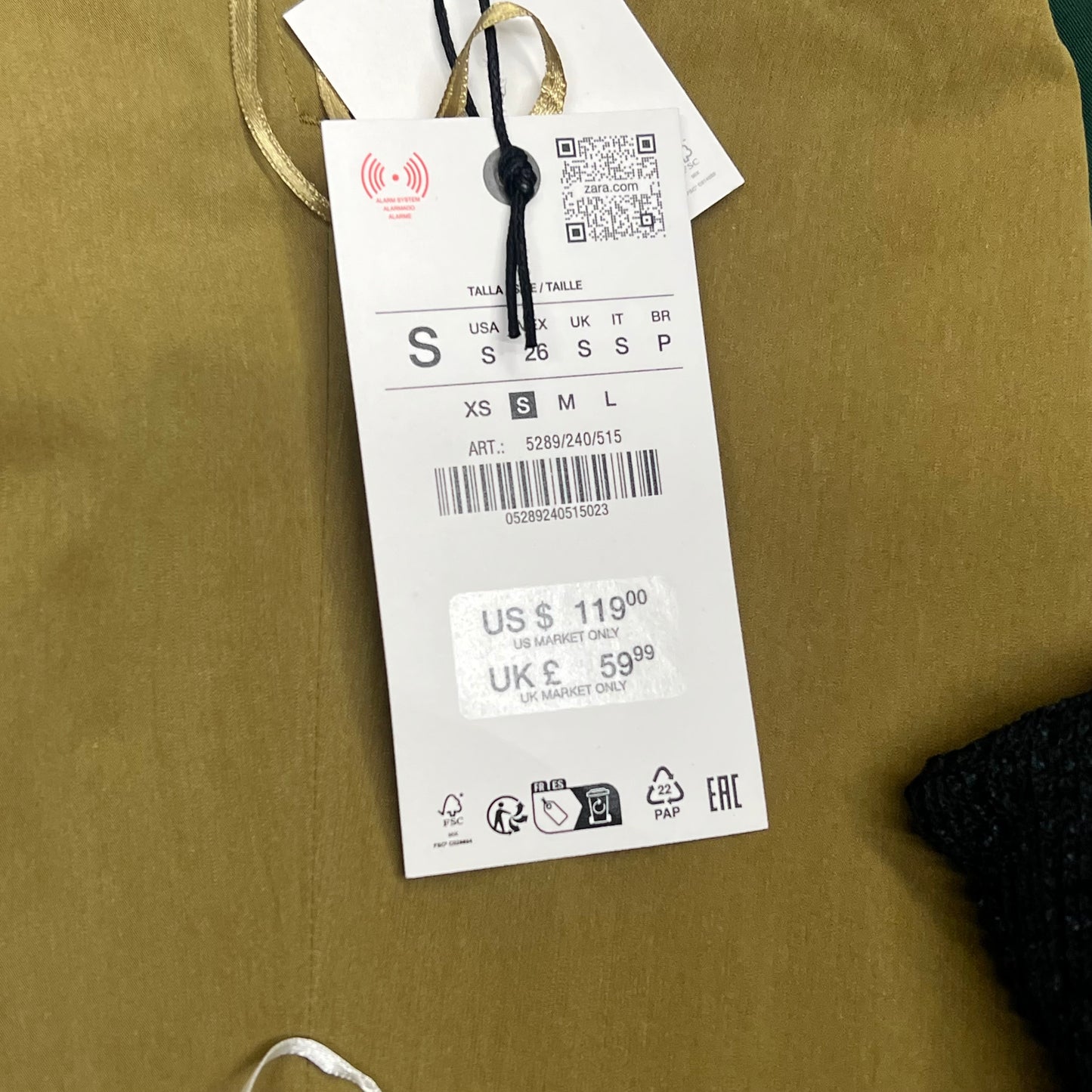 ZA@ ZARA Lot Of Assorted Clothing Dresses, Blouses & Bottoms Women's Sz S & M