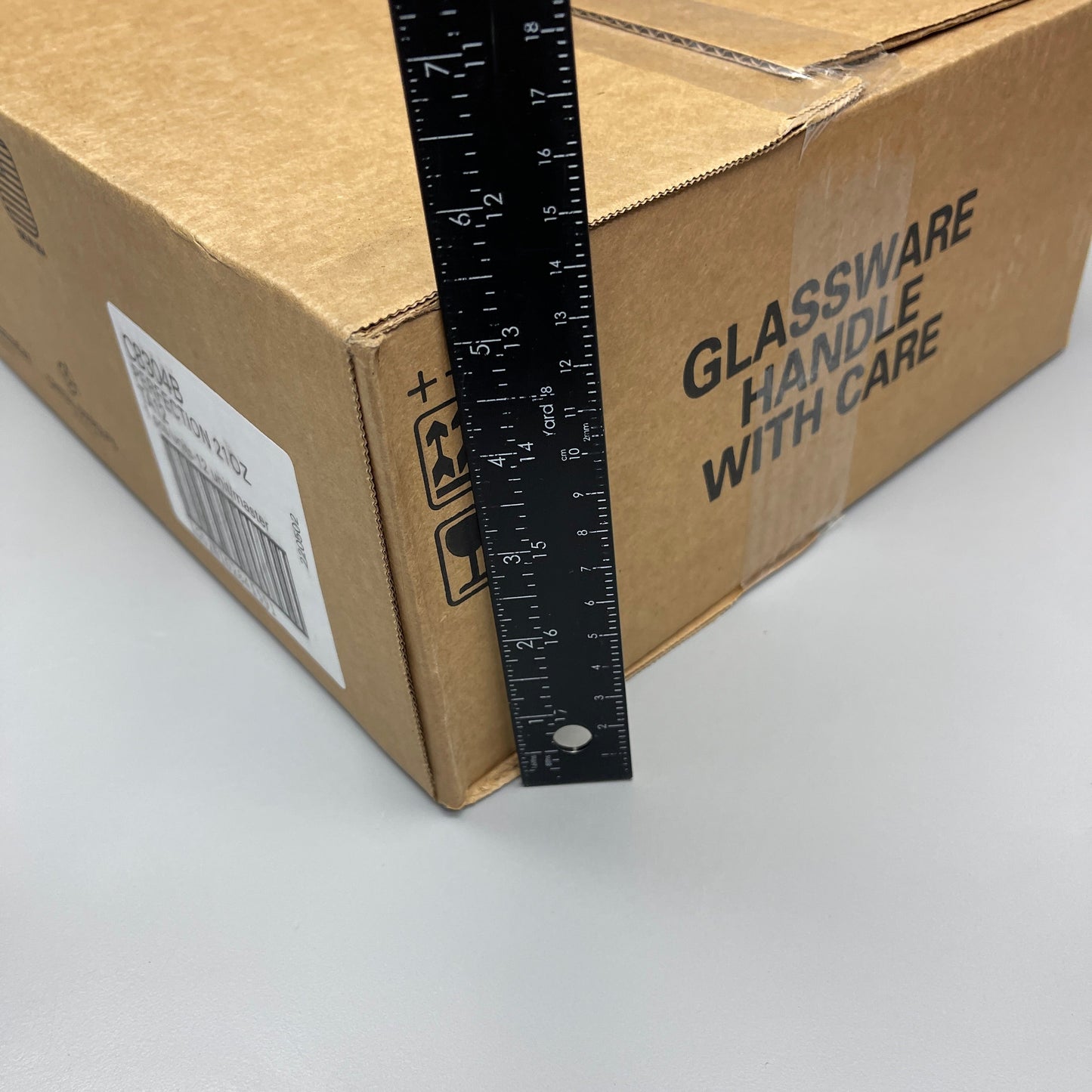 ZA@ ARCOROC (12 PACK) Perfection Stemless Wine Glass 21 oz Clear, Made in USA! C8304 C