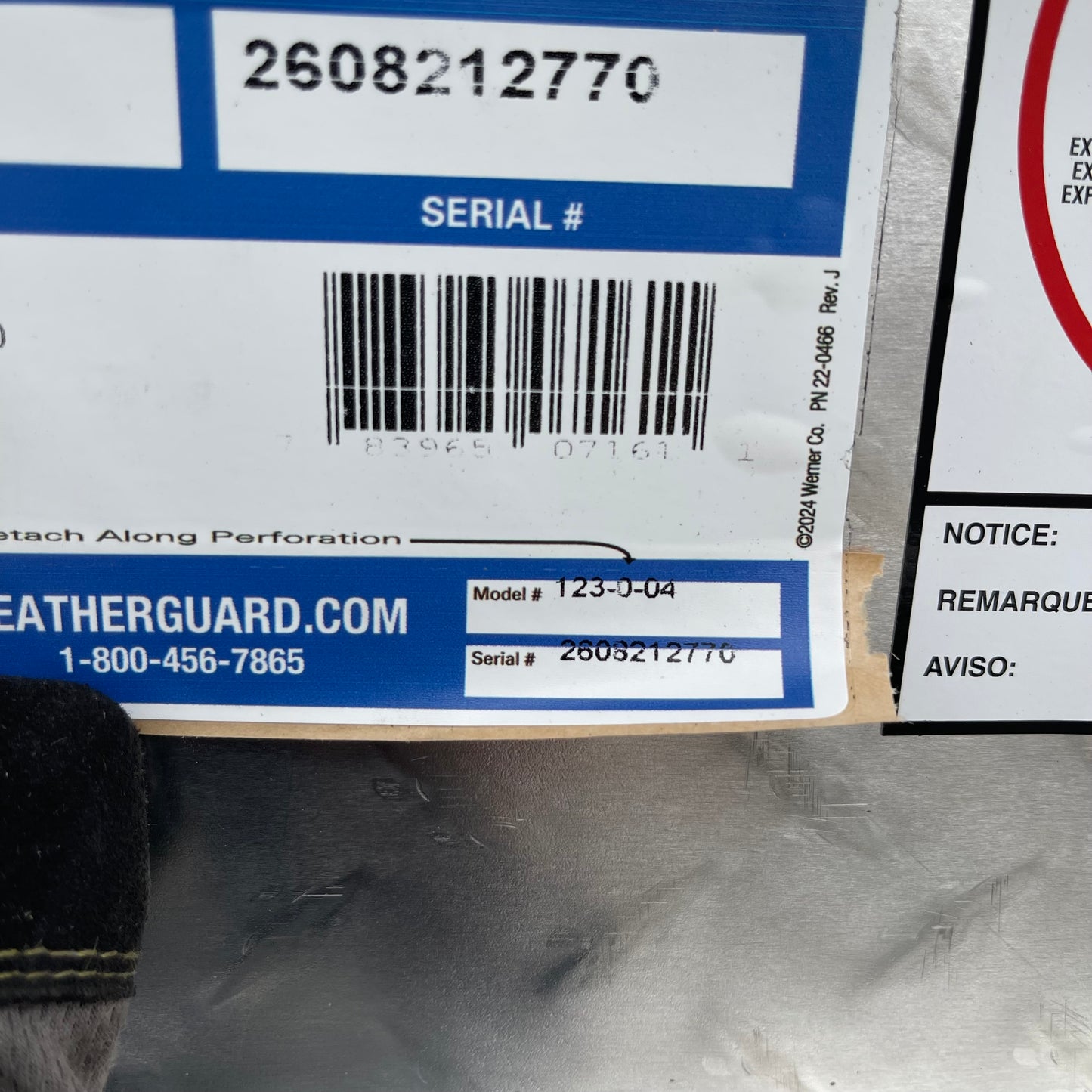 ZA@ WEATHER GUARD Saddle Box, 15 cubic ft, Aluminum 123-0-04