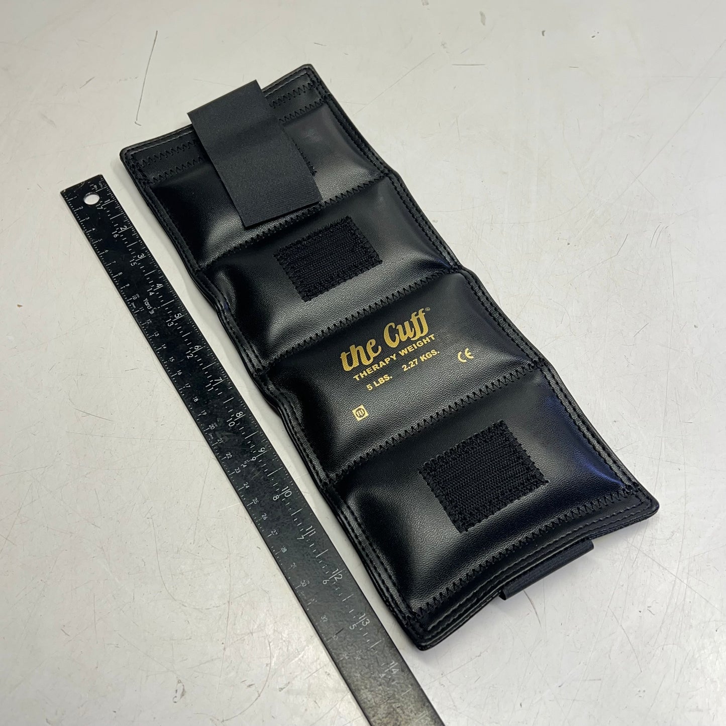 THE CUFF Original Ankle & Wrist Weights Physical Therapy 5lb Black 10-2509