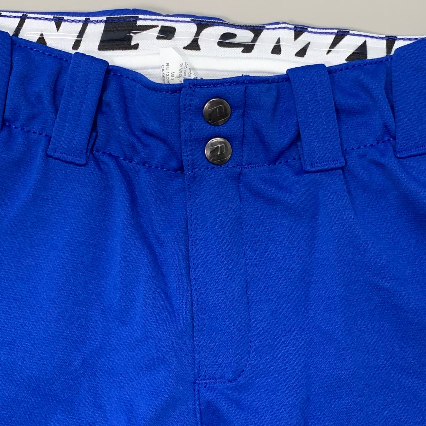 DEMARINI Fierce Fastpitch Belted Softball Pant Women's Sz L Blue WTD304001L