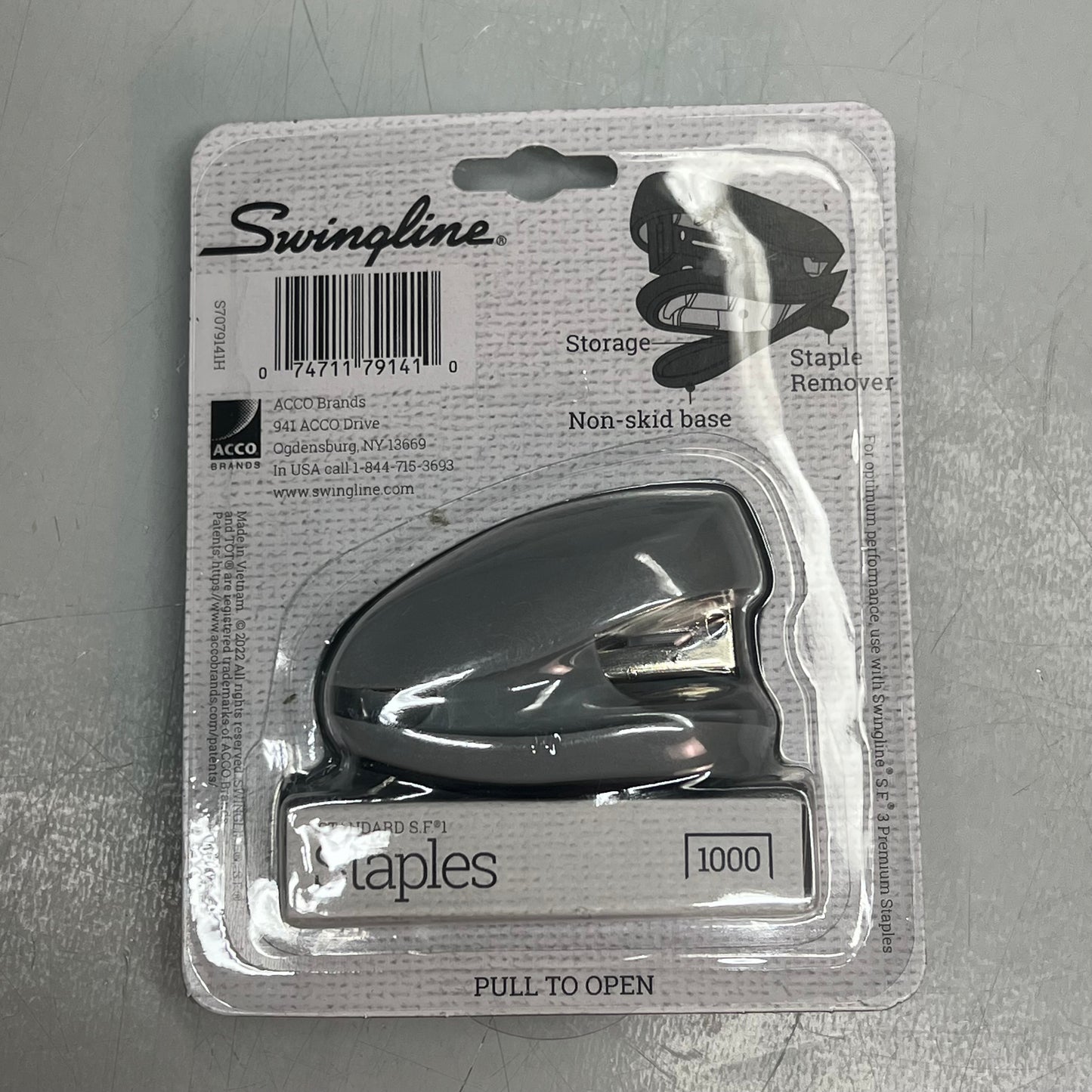 ZA@ SWINGLINE (2 PACK) TOT Mini Stapler W/ Staples Assorted Colors S7079141H