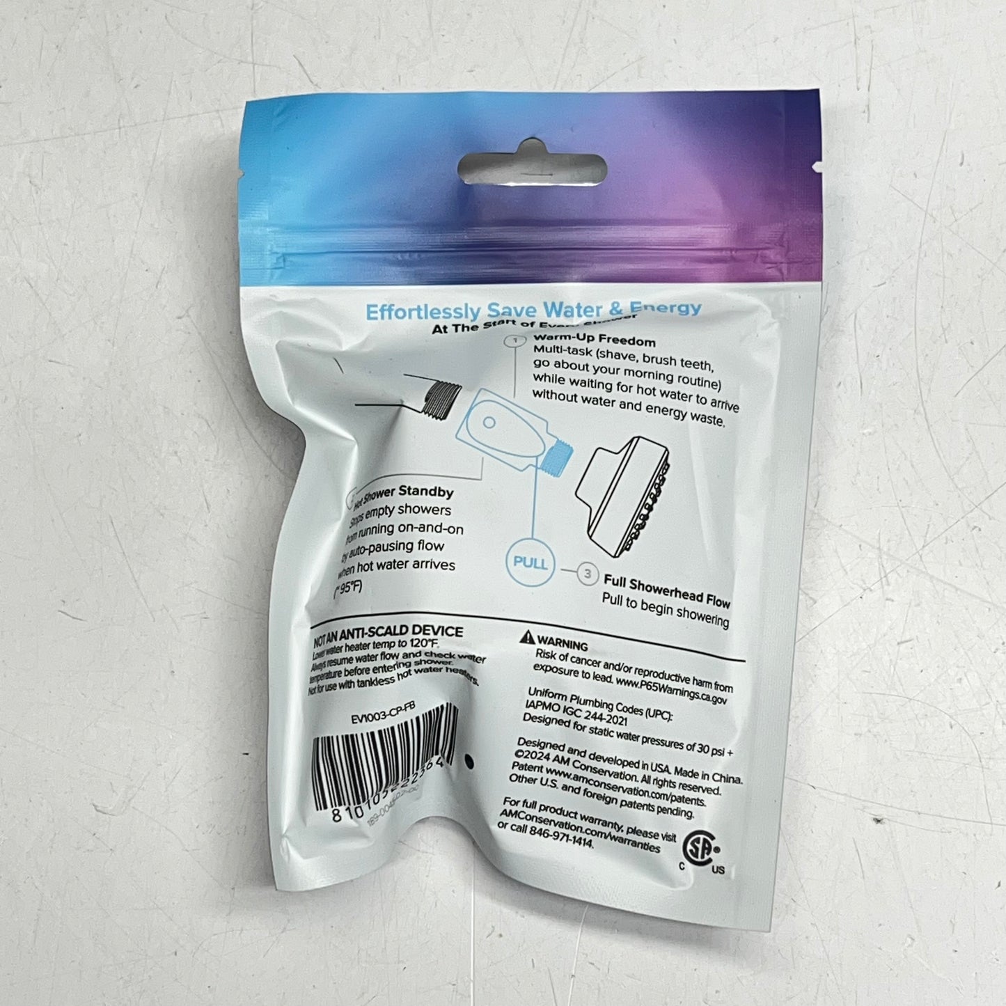 AM CONSERVATION (15 PIECE) Energy Efficient Conserve Water Kit Polished Chrome