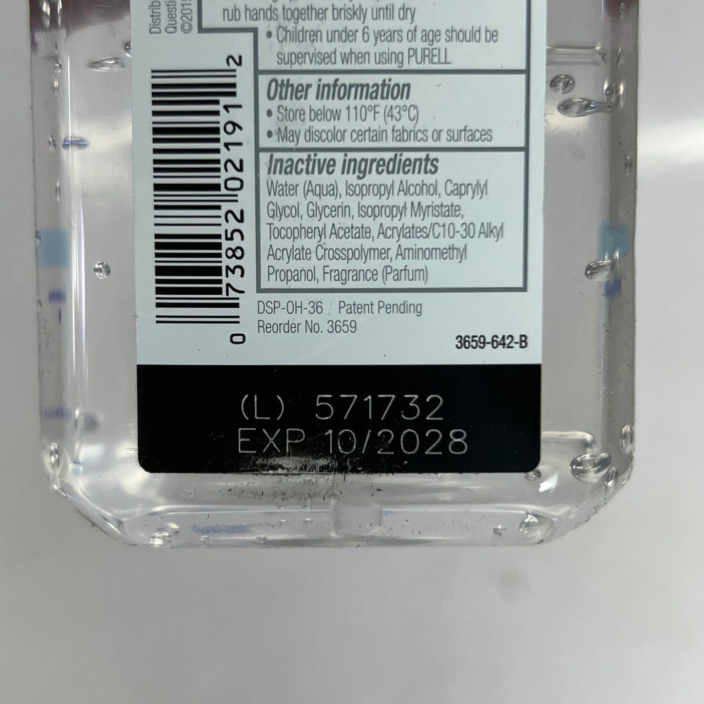 PURELL (10 PACK) Advanced Refreshing Sanitizing Gel Pump Bottle 12 Fl Oz Clear BB 10/28