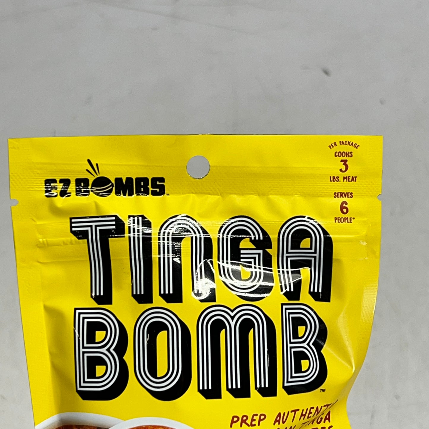EZ BOMBS (3 PACK, 3 Each) Tinga Bomb Seasoning Authentic 2.5oz Red BB 09/27