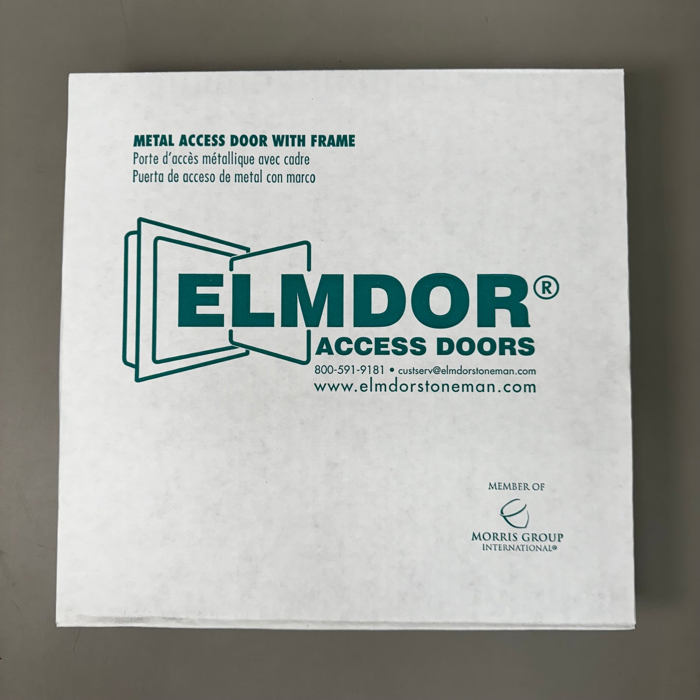 ELMDOR Surf Metal Access Door Prime Coat w/ Screwdriver Lock 12x12 SF12X12PC-SDL