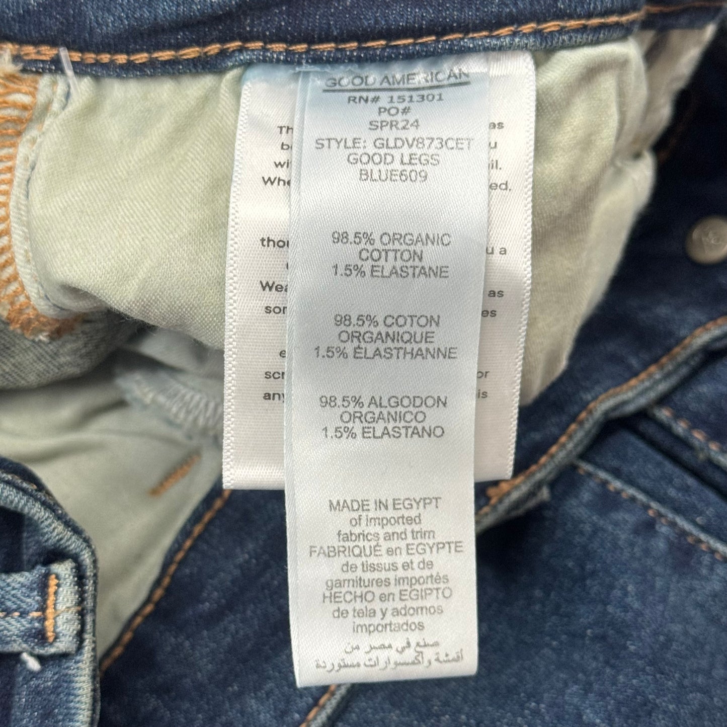 GOOD AMERICAN Good Legs Skinny Sculpting Jeans Women's Sz 6 Blue609 GDLV873CET