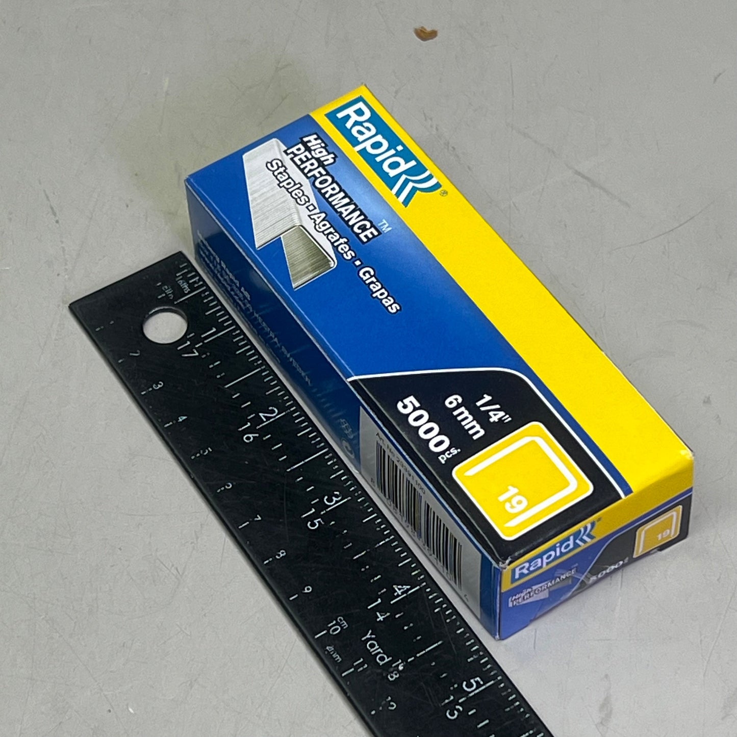 ZA@ RAPID (10 PACK, 5000 EACH) High Performance Staples 1/4" 6mm Silver 23391100 D