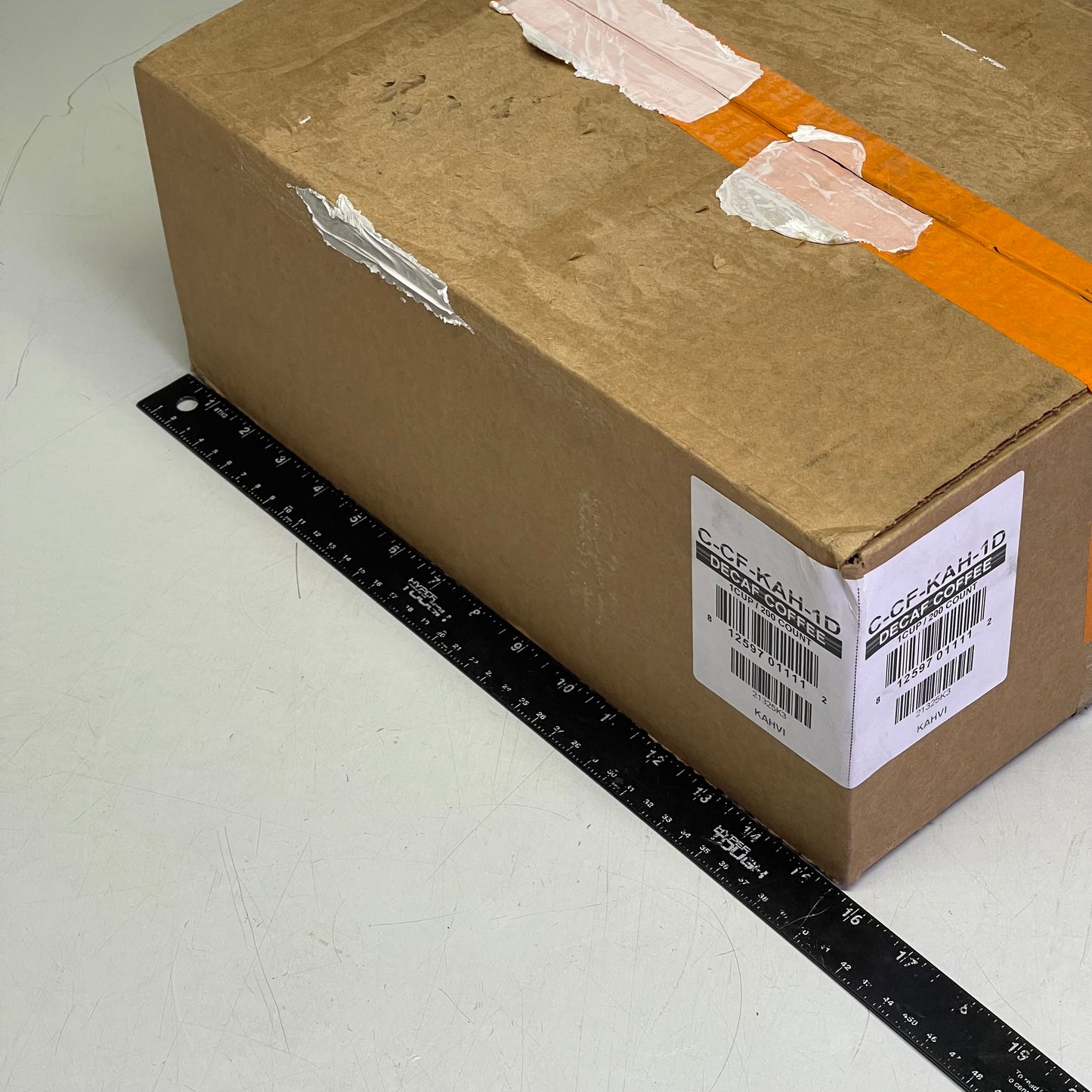 KAHVI (200 PACK) Gourmet Arabica Blend Decaf Coffee 1 cup per packet C-CF-KAH-1D