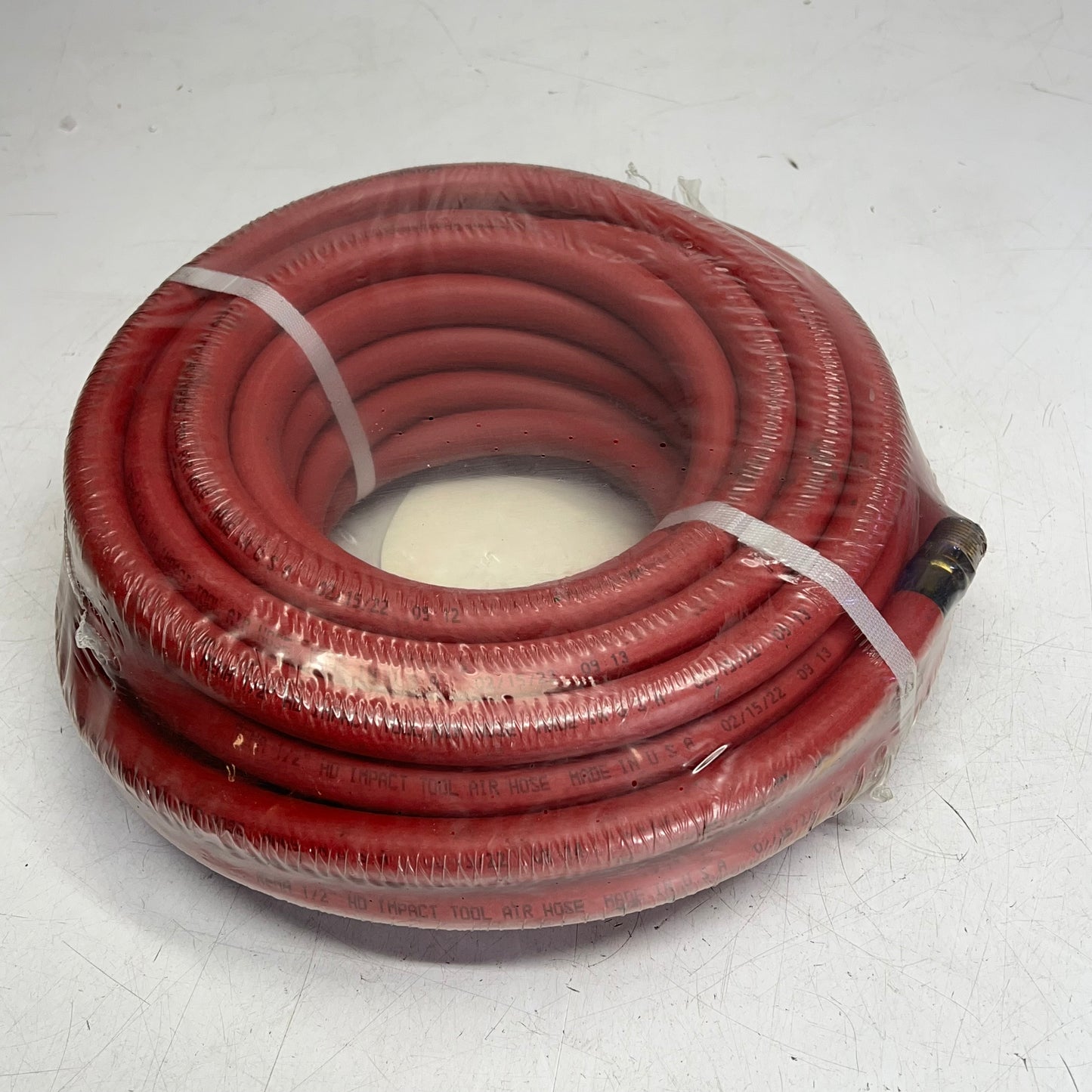 REMA TIP TOP Rubber Air Hose Made In Usa 300 PSI 1/2" Hose ID X 50' Red 895