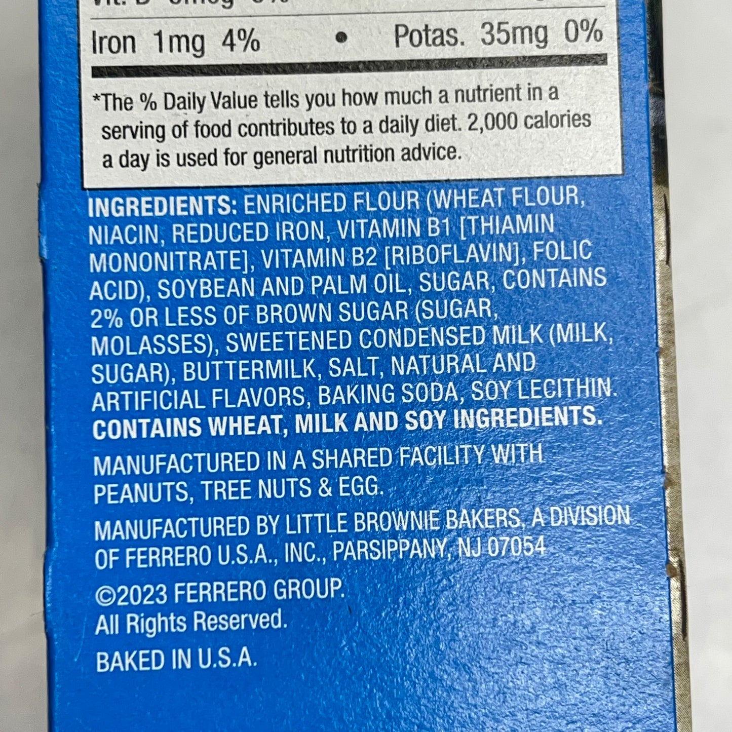 LITTLE BROWNIE BAKERS (2 PACK) Girl Scout Trefoils Cookies 9 Oz BB 06/26