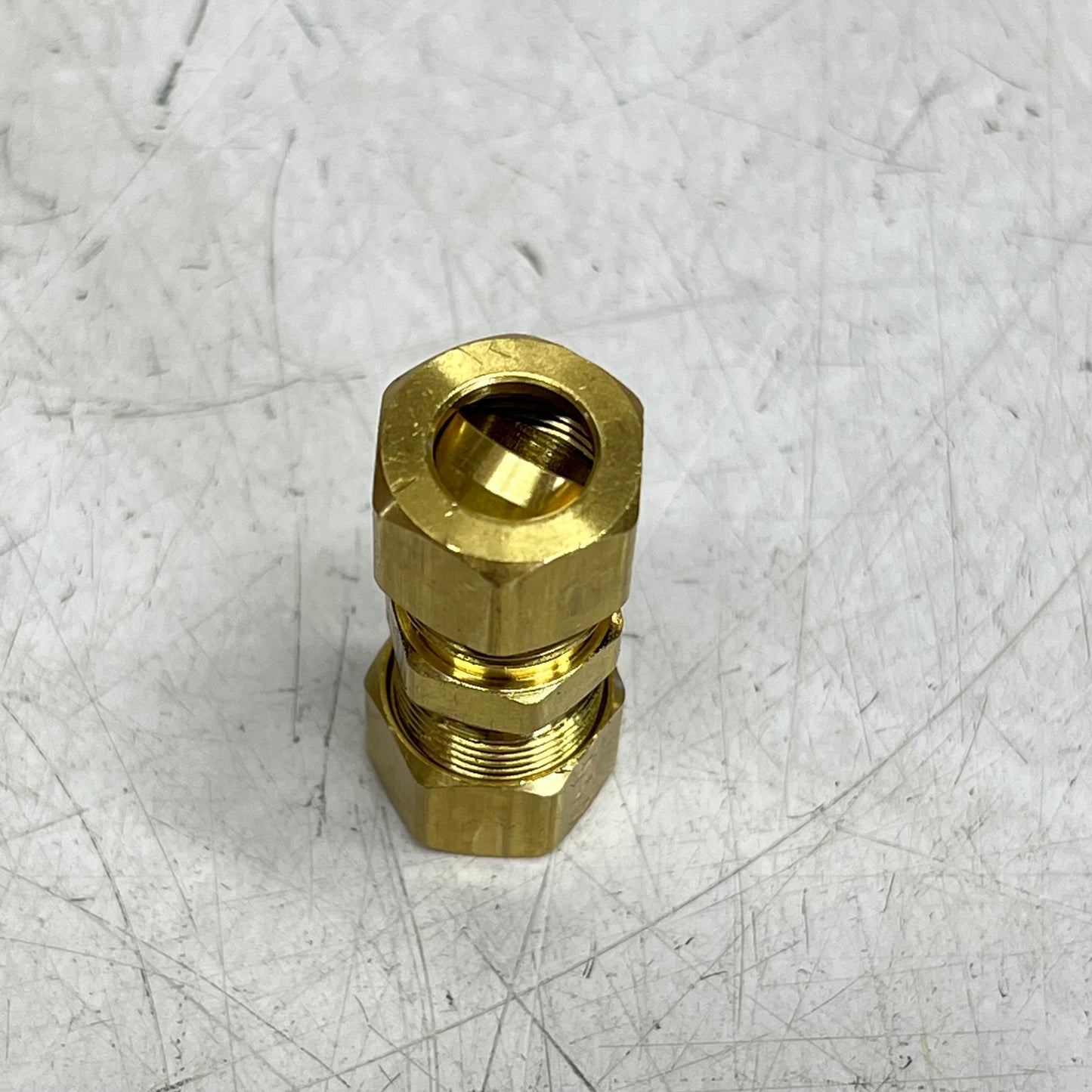 PROFLO (10 PACK) Tube Brass Compression Union 3/8 X 3/8" OD Brass PFXCUCN