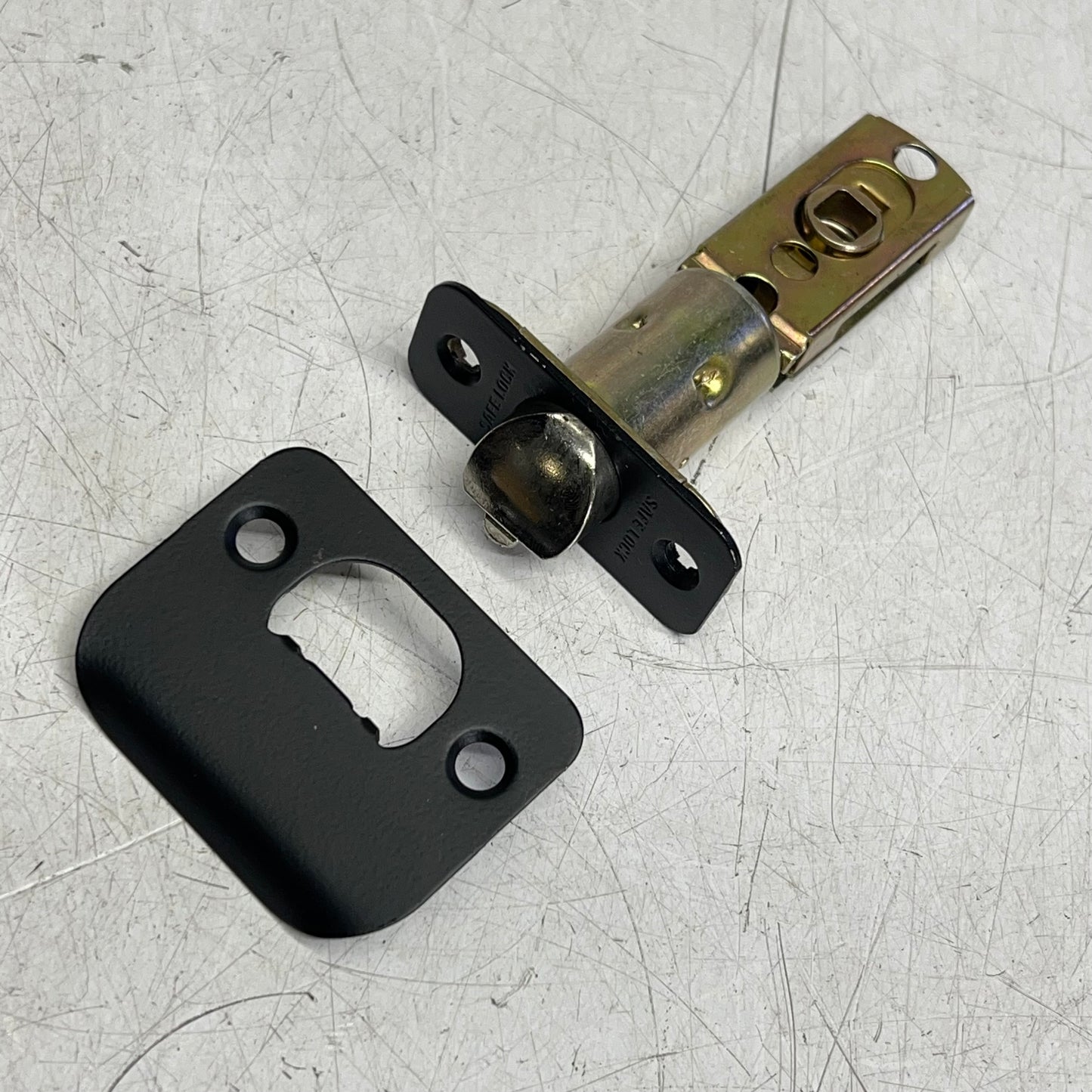KWIKSET Safe Lock Regina Entry Adjustable Backset Matte Black 9SK50000-069