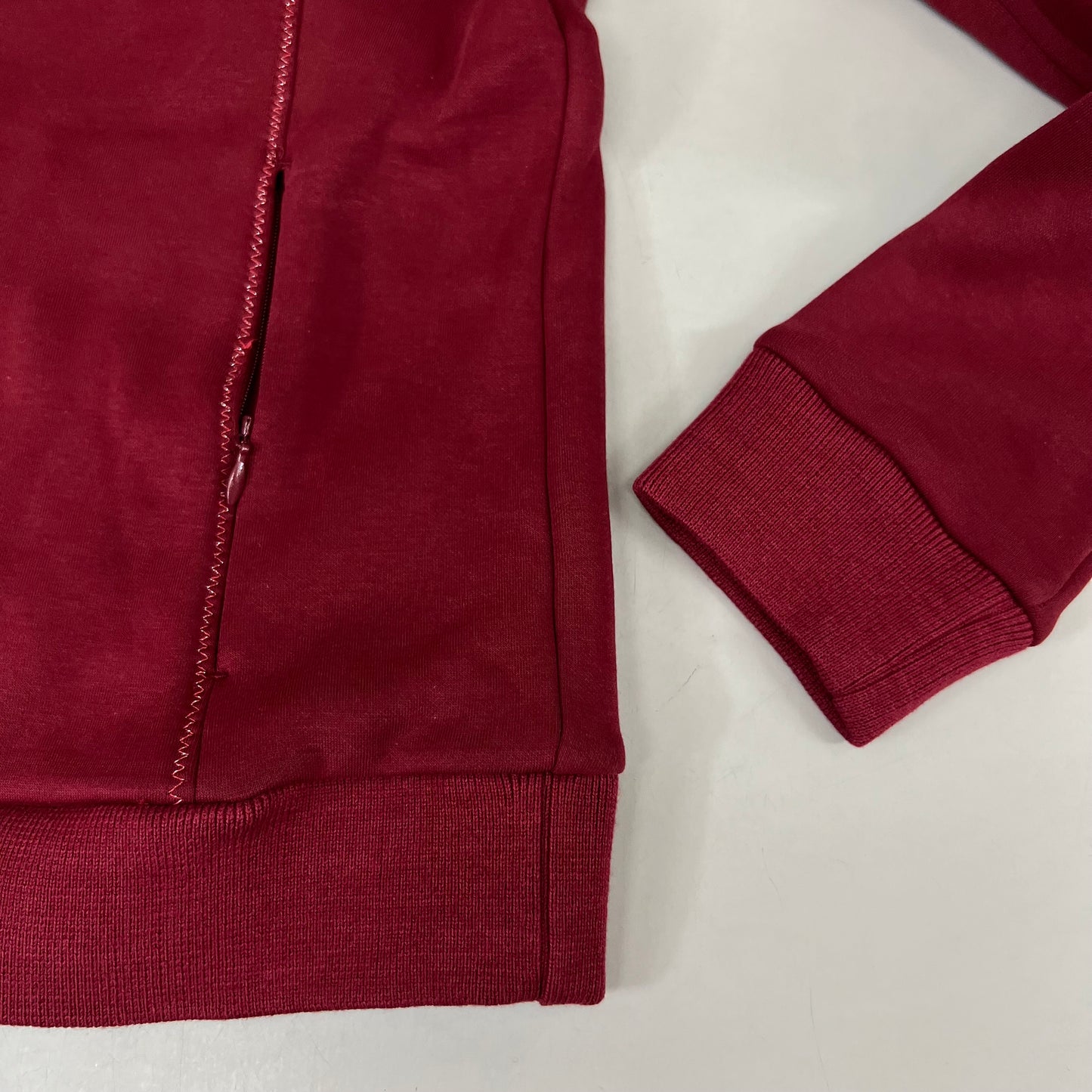 SAMSHIELD Ivy Equestrian Wool Lined Zip Up Hooded Jacket Women's Sz S Raspberry