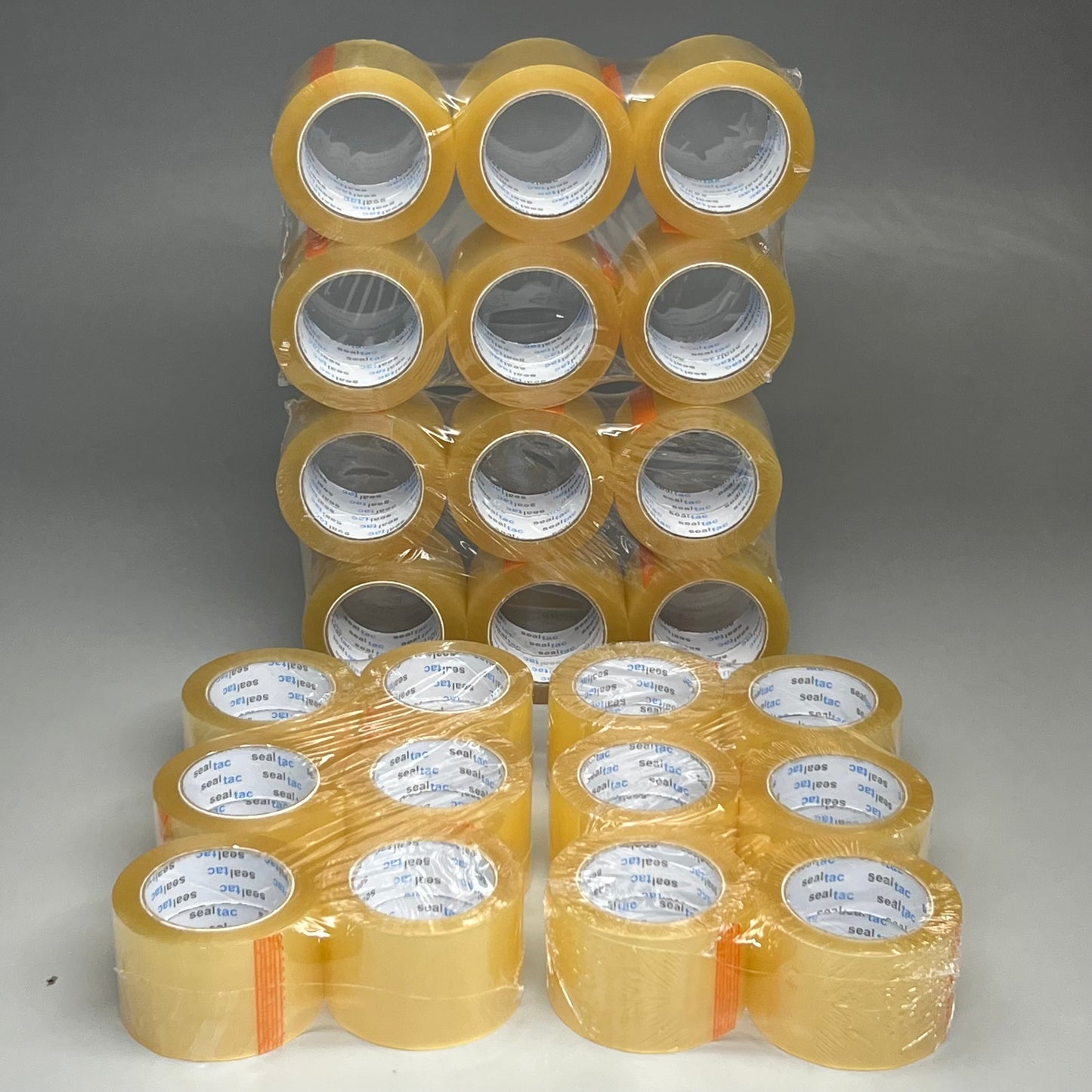 SEAL TAC (24 rolls) Carton Acrylic Sealing Tape 2.83in x 109.3yd Clear 402E